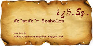 Östör Szabolcs névjegykártya
